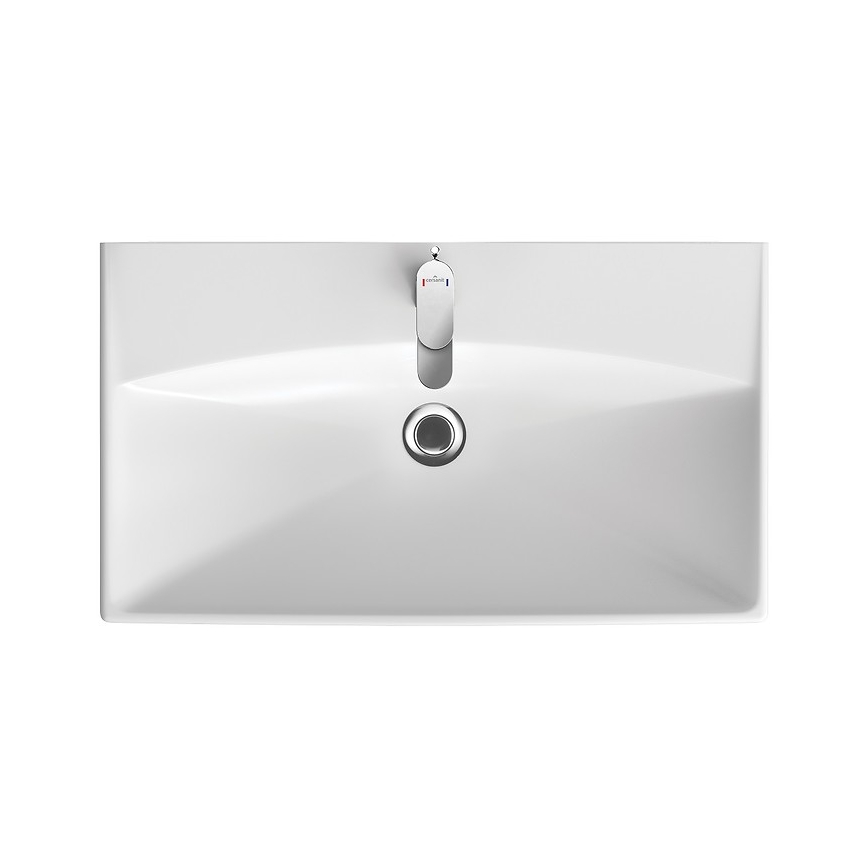 Cersanit K35-061 - Einbauwaschbecken CITY 45,5x80,5 cm Keramik/glänzend weiß