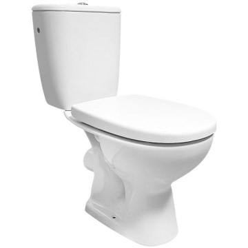 Cersanit K667-052 - Stand-WC mit Toilettensitz ARTECO Keramik/weiß