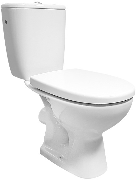 Cersanit K667-052 - Stand-WC mit Toilettensitz ARTECO Keramik/weiß