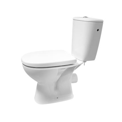 Cersanit K667-052 - Stand-WC mit Toilettensitz ARTECO Keramik/weiß