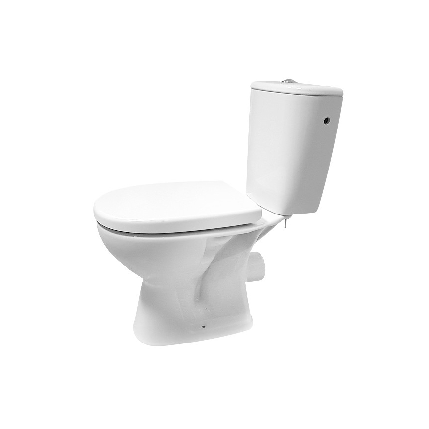Cersanit K667-052 - Stand-WC mit Toilettensitz ARTECO Keramik/weiß