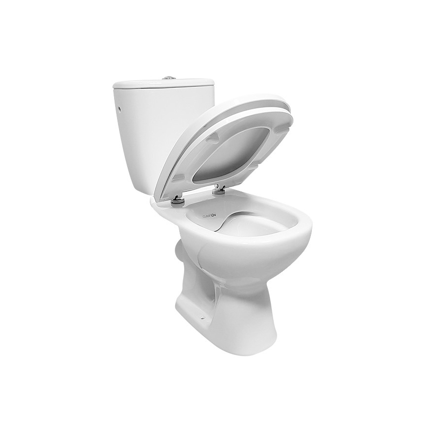 Cersanit K667-052 - Stand-WC mit Toilettensitz ARTECO Keramik/weiß