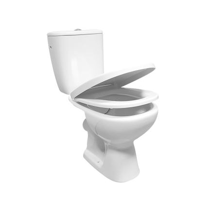 Cersanit K667-052 - Stand-WC mit Toilettensitz ARTECO Keramik/weiß