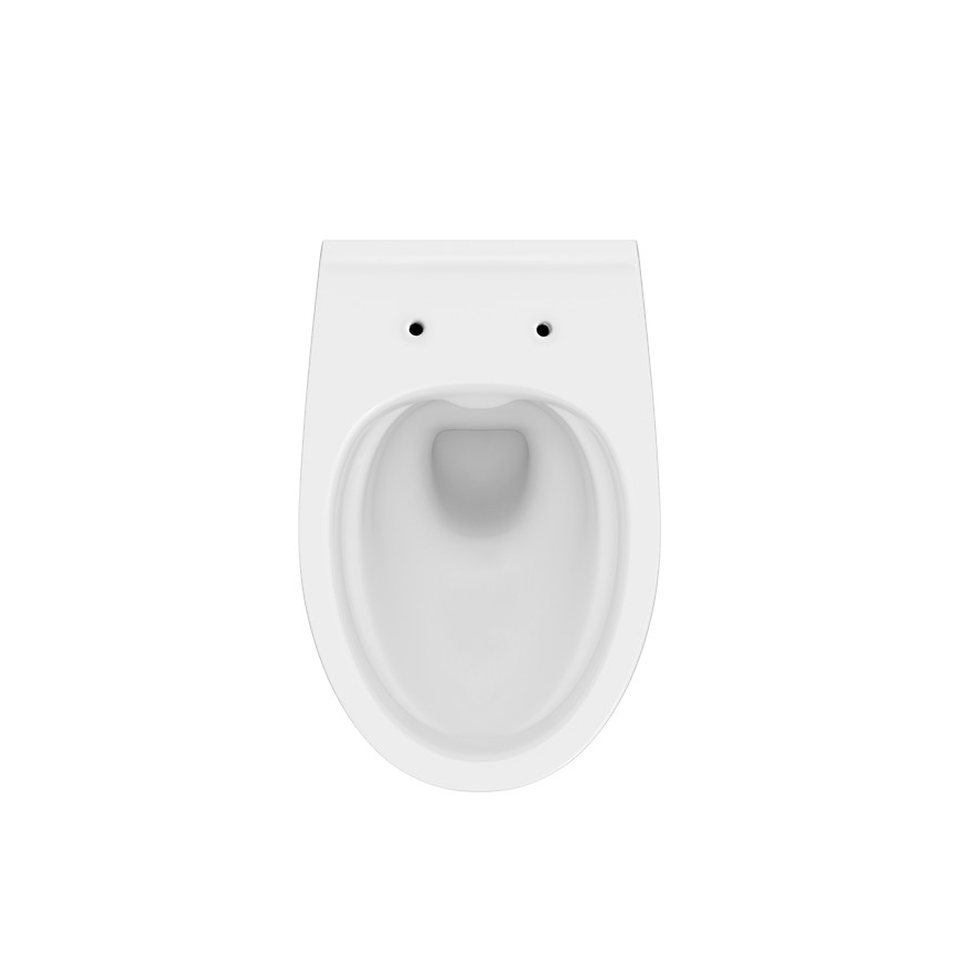 Cersanit K701-147 - Hängendes WC mit SAVIO Sitz, Keramik/Weiß