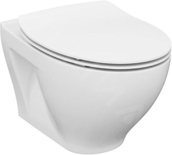 Cersanit K701-147 - Hängendes WC mit SAVIO Sitz, Keramik/Weiß