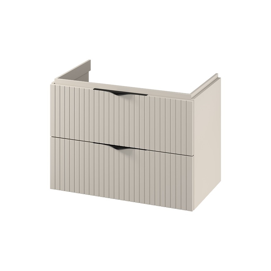 Cersanit S1015-003 - Hängender Waschtischunterschrank TIRSO 80 x 45 cm beige