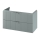 Cersanit S1015-012 - Hängender Waschbeckenunterschrank TIRSO 100x55x45 cm mintgrün