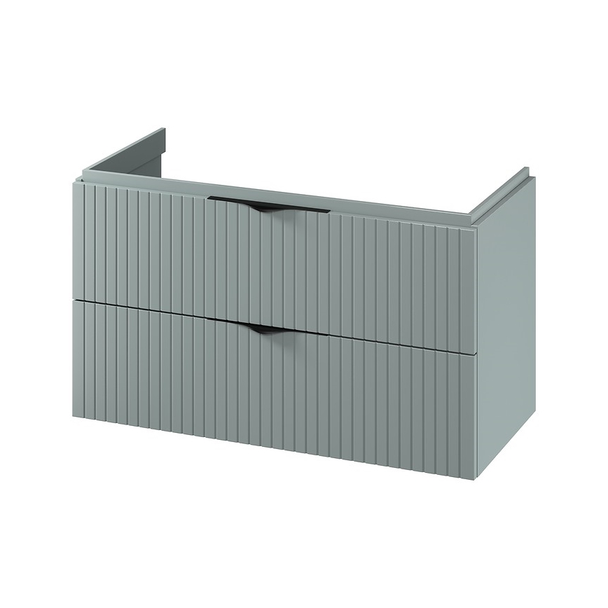 Cersanit S1015-012 - Hängender Waschbeckenunterschrank TIRSO 100x55x45 cm mintgrün