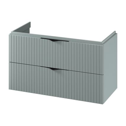 Cersanit S1015-012 - Hängender Waschtischunterschrank TIRSO 100x45 cm, Mintgrün
