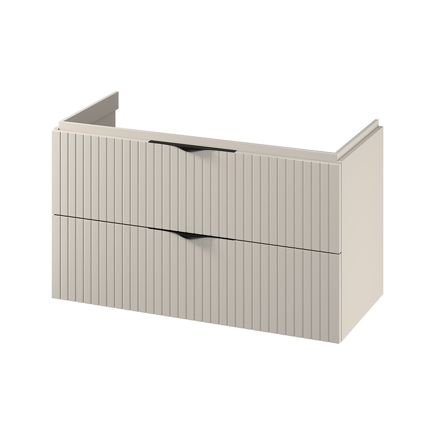 Cersanit S1015-013 - Hängender Waschbeckenunterschrank TIRSO 100x45 cm beige