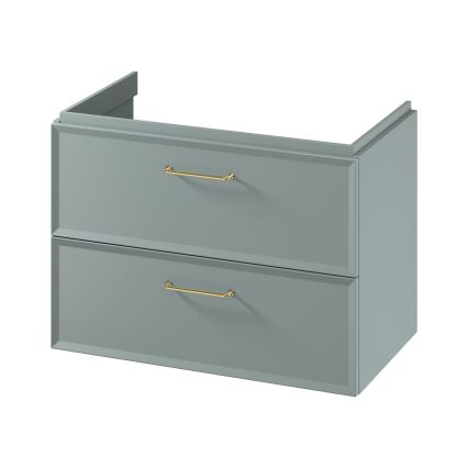 Cersanit S1017-004 - Hängender Waschtischunterschrank MILLE 80x45 cm mintgrün