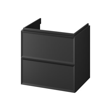 Cersanit S1021-002 - Hängender Unterschrank für Waschbecken MILLE 60x45 cm schwarz