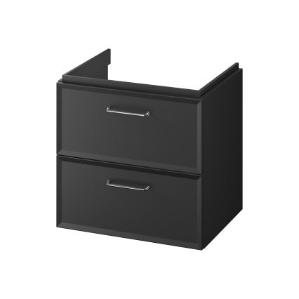 Cersanit S1021-002 - Hängender Unterschrank für Waschbecken MILLE 60x45 cm schwarz