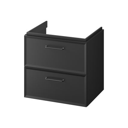 Cersanit S1021-002 - Hängender Unterschrank für Waschbecken MILLE 60x45 cm schwarz