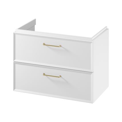 Cersanit S1021-004 - Hängender Waschtischunterschrank MILLE 80x55x45 cm weiß