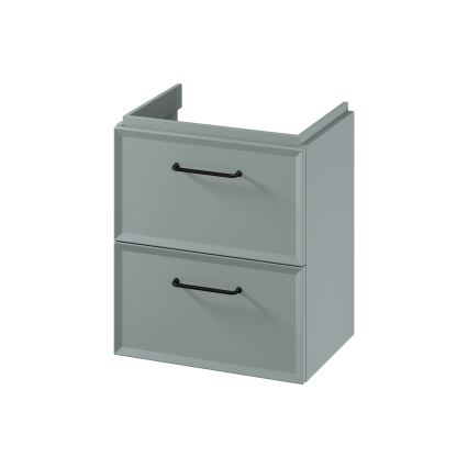 Cersanit S1021-007 - Hängender Waschtischunterschrank MILLE SLIM 50x35 cm mintgrün