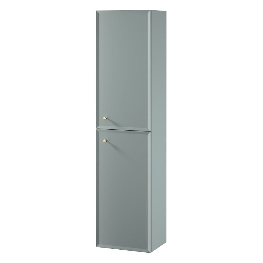 Cersanit S1021-012 - Hängender Badezimmerschrank MILLE 40x160x30 cm mintgrün