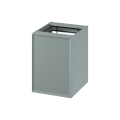 Cersanit S1022-010 - Hängender Badezimmerschrank mit Wäschekorb MILLE 40x55x45 cm mintgrün