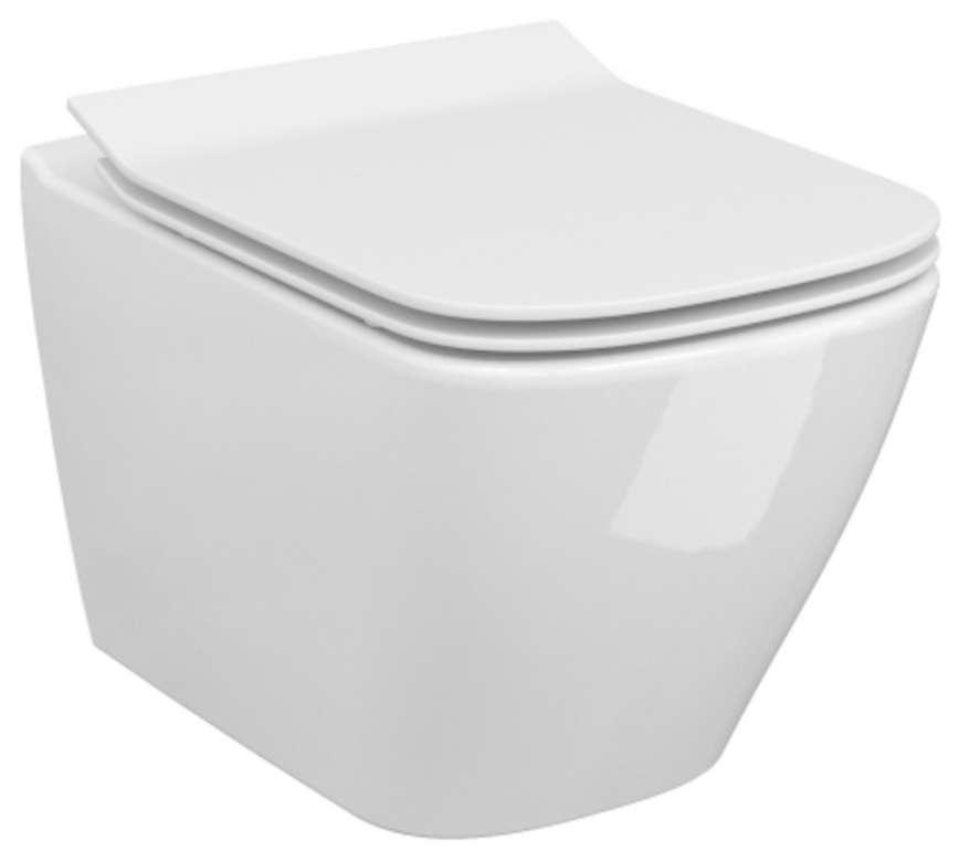 Cersanit S701-405-ECO - Wand-WC CITY mit WC-Sitz, Keramik/weiß