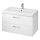 Cersanit S801-149-DSM - Hängender Waschtischunterschrank mit Waschbecken LARA 80x46x45 cm weiß