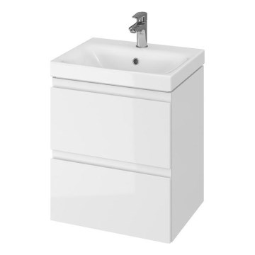 Cersanit S801-230-DSM - Hängender Waschtischunterschrank mit Waschbecken MODUO 50x40 cm weiß