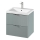 Cersanit S801-544 - Wandhängender Badezimmerschrank mit Waschtisch TIRSO 60x60x45 cm mintfarben
