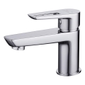 Cersanit S951-045 - Waschbeckenarmatur MILLE 13,4 cm glänzendes Chrom + Ablauf