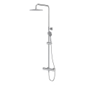 Cersanit S951-340 - Duschset mit thermostatischem Mischbatterie CITY glänzender Chrom