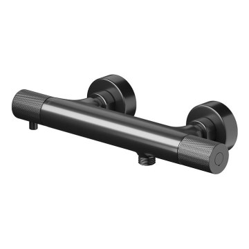 Cersanit S951-583 - Thermostatische Duscharmatur ZEN schwarz