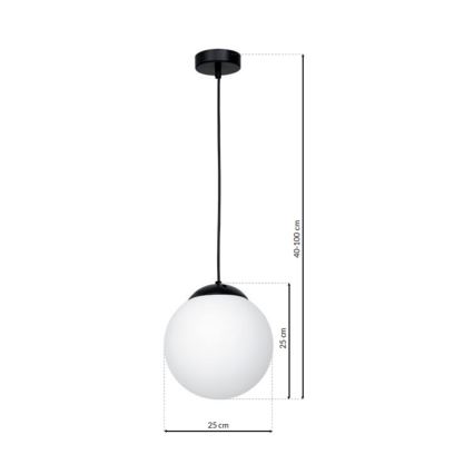 Chandelier on a string LIMA 1xE27/60W/230V
