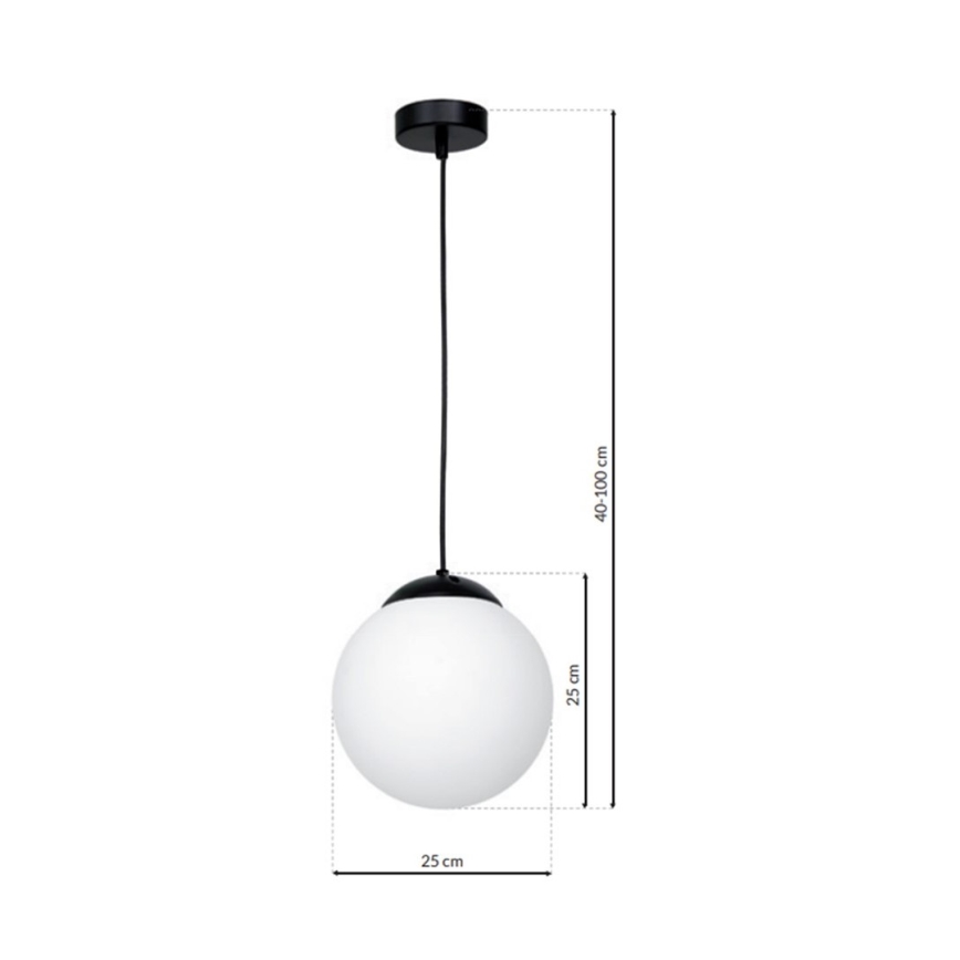 Chandelier on a string LIMA 1xE27/60W/230V