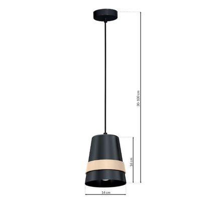 Kronleuchter an Schnur VENEZIA 1xE27/60W/230V