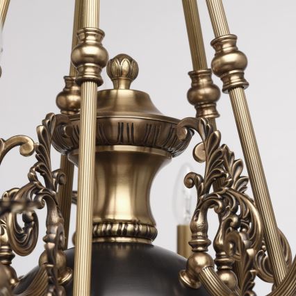 CHIARO - Kronleuchter an Kette GABRIEL 15×E14/60W/230V