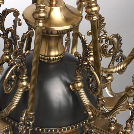 CHIARO - Kronleuchter an Kette GABRIEL 15×E14/60W/230V