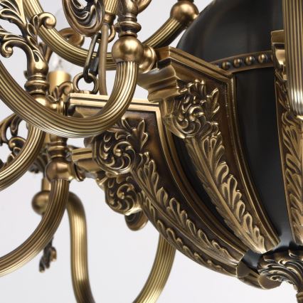 CHIARO - Kronleuchter an Kette GABRIEL 15×E14/60W/230V