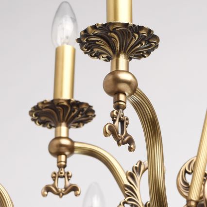 CHIARO - Kronleuchter an Kette GABRIEL 15×E14/60W/230V