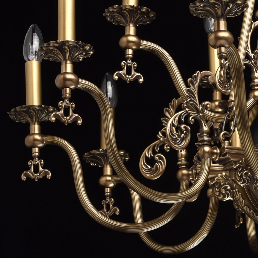 CHIARO - Kronleuchter an Kette GABRIEL 15×E14/60W/230V