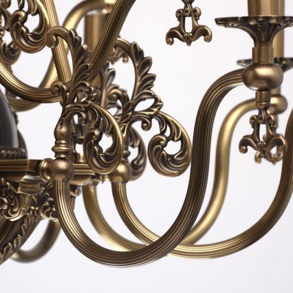 CHIARO - Kronleuchter an Kette GABRIEL 15×E14/60W/230V