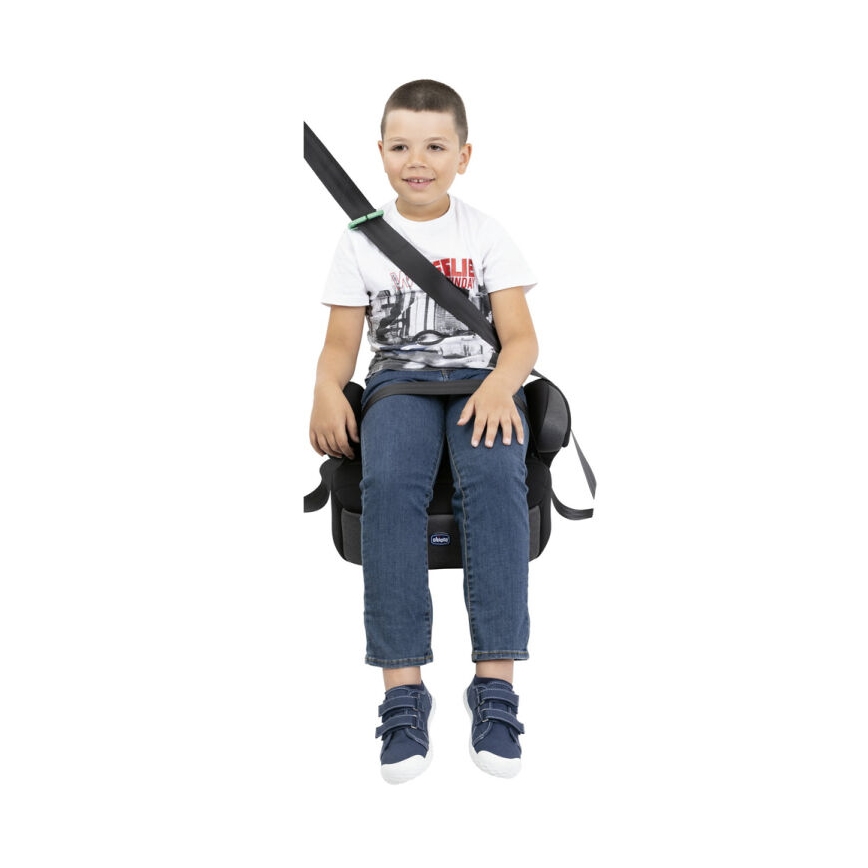 Chicco - Auto-Sitzerhöhung QUASAR FIX i-Größe (126-150 cm) schwarz/grau