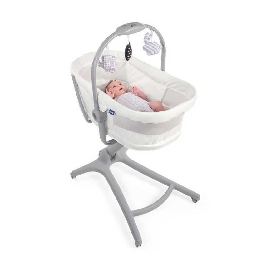 Chicco - Babybett 4in1 BABY HUG grau/weiß