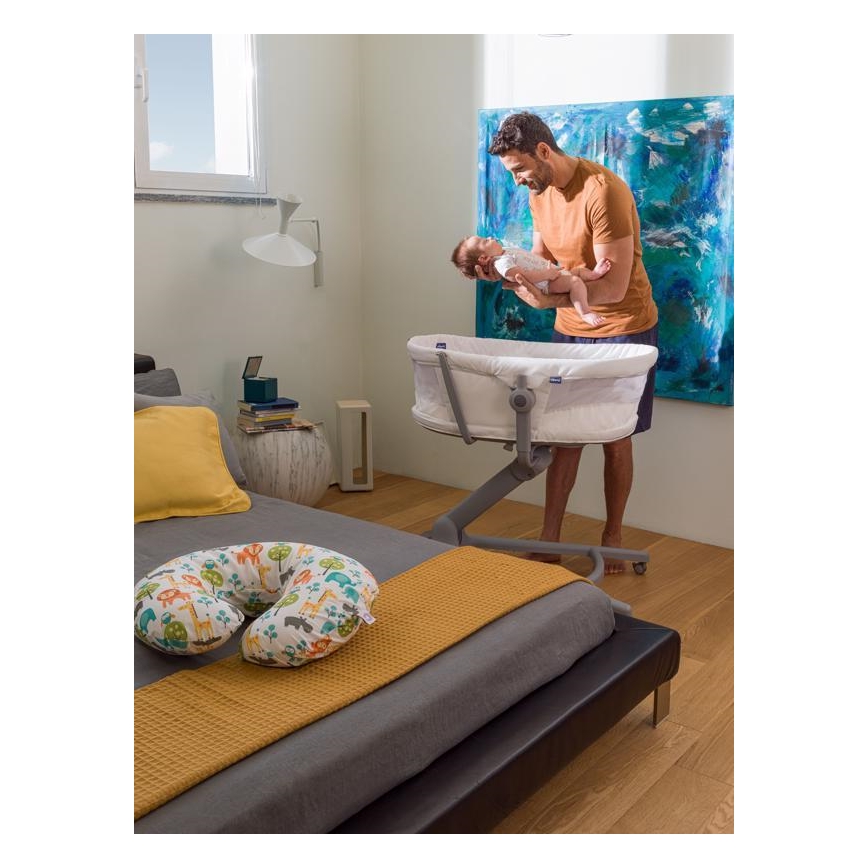 Chicco - Babybett 4in1 BABY HUG grau/weiß
