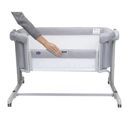 Chicco - Babybett 2-in-1 2v1 NEXT2ME MAGIC EVO hellgrau