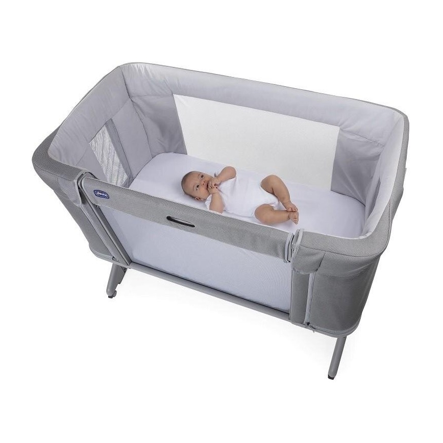 Chicco - Babybett 3in1 3v1 NEXT2ME FOREVER hellgrau
