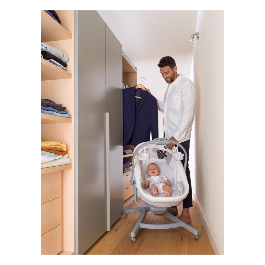 Chicco - Babybett 4in1 BABY HUG grau