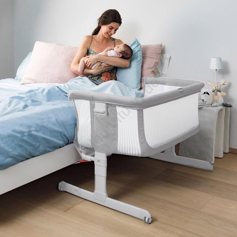 Chicco Babybett NEXT2ME AIR hellgrau Beleuchtung.de