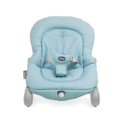 Chicco - Babyliege mit Vibrationsfunktion und Melodie BALLOON Froggy 2xAA + 1xLR20 blau