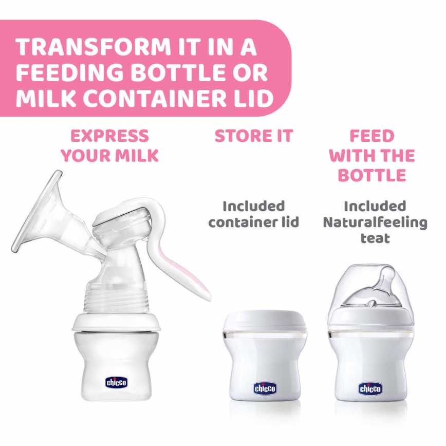 Chicco - Handmilchpumpe Natural Feeling