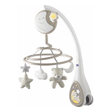 Chicco - Kinderbett-Mobile mit Melodie 3in1 NEXT2DREAMS 3xAA grau