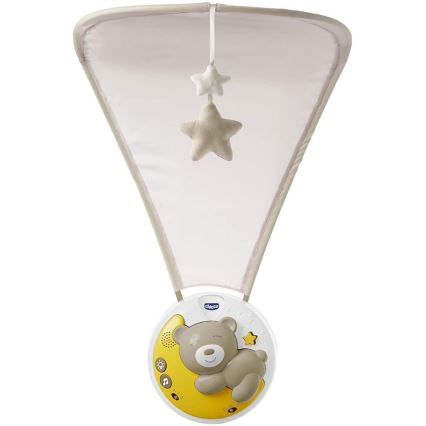 Chicco - Krippenprojektor mit Melodie 3in1 NEXT2MOON 3xAA grau