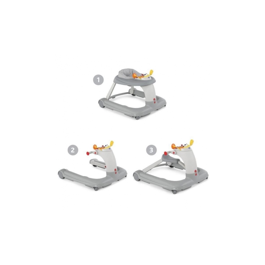 Chicco – Lauflernhilfe 1-2-3 grau